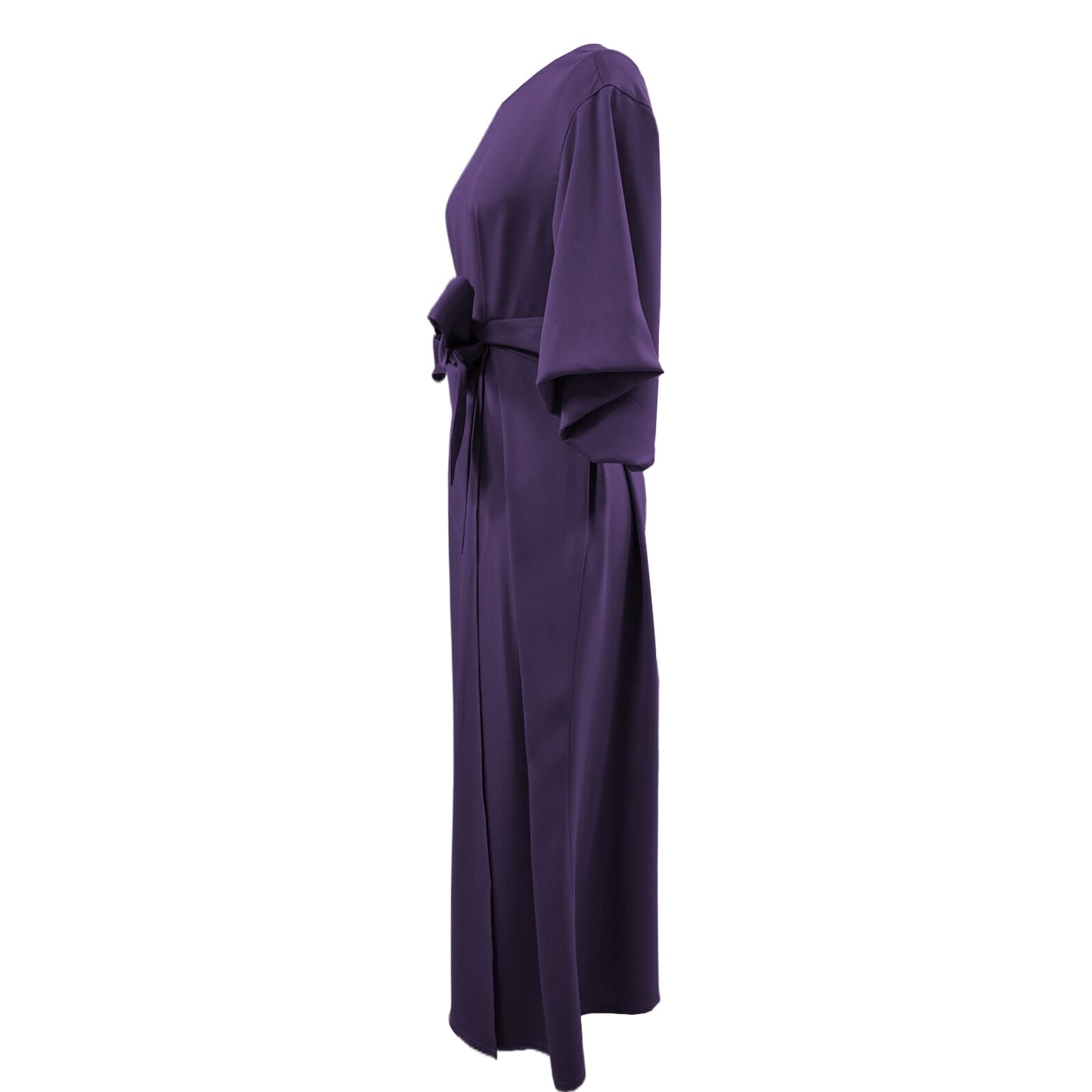 Elegant dress with balloon sleeves