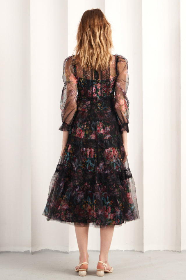 Floral Wonder Midi Dress