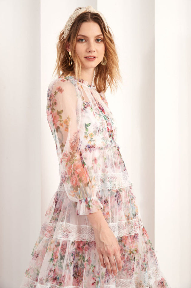 Floral Wonder Midi Dress