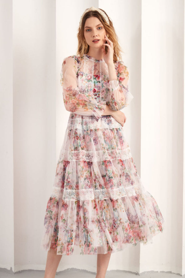 Floral Wonder Midi Dress