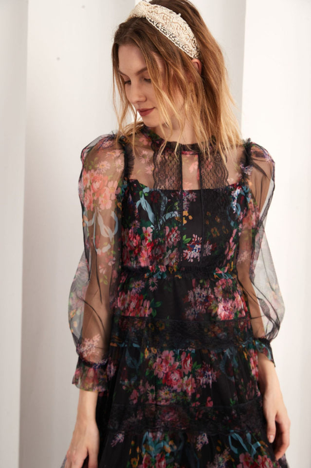 Floral Wonder Midi Dress