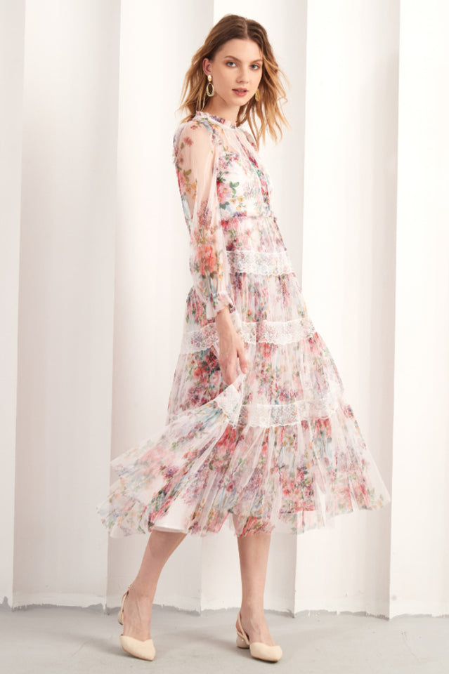 Floral Wonder Midi Dress