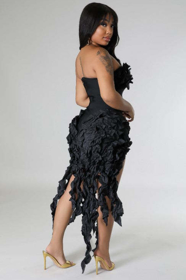 Naila Bandage Midi Dress