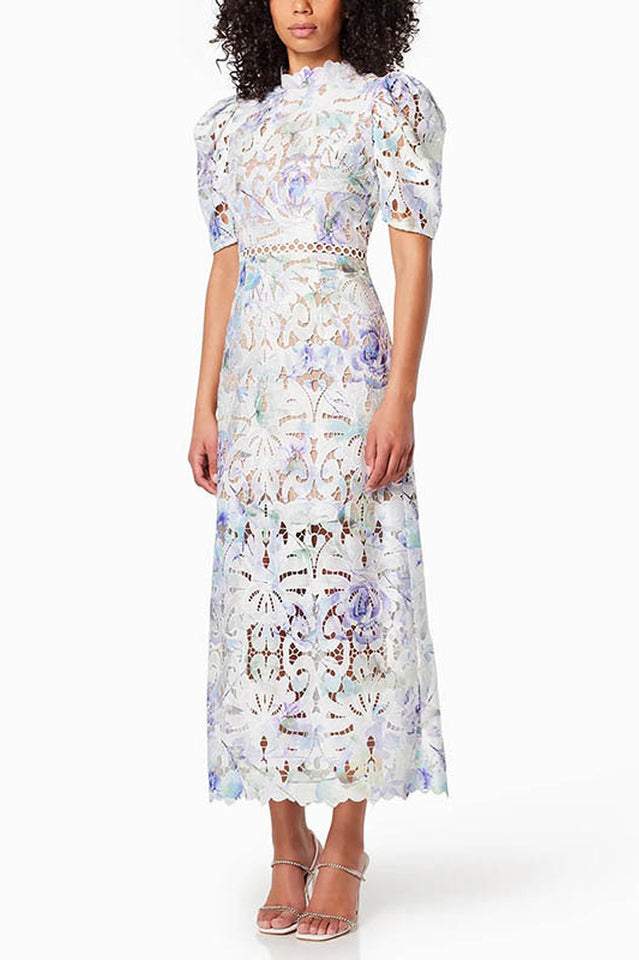 Oslo Floral Cut Out Maxi Dress