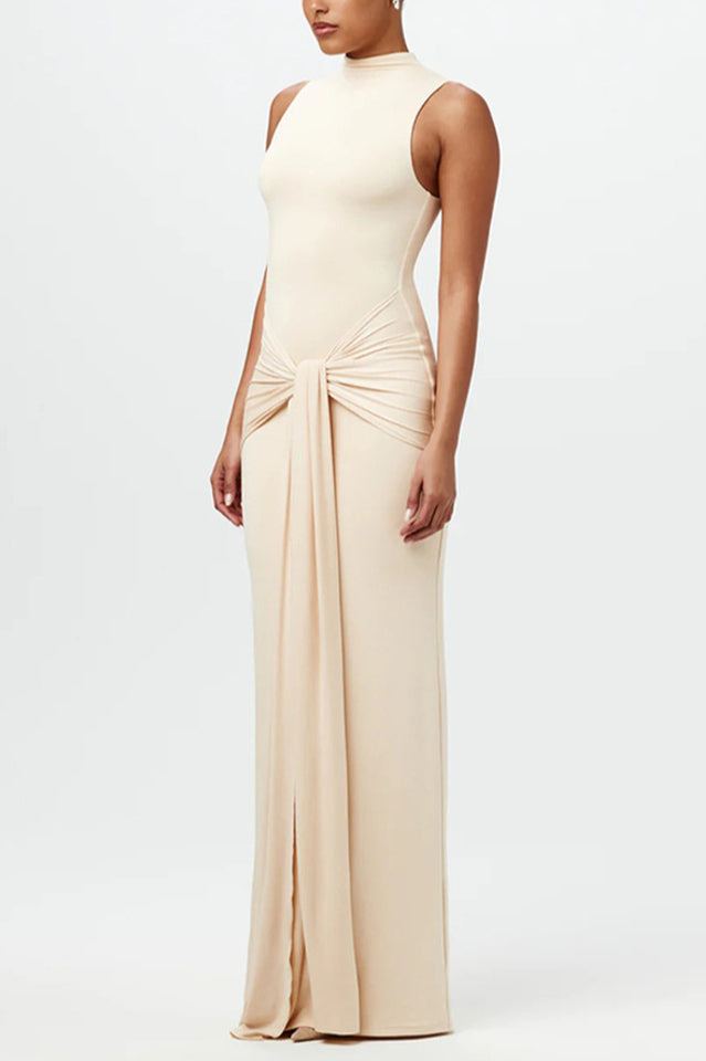 Ruched Bodycon Maxi Dress