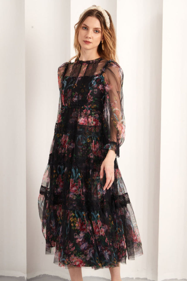 Floral Wonder Midi Dress