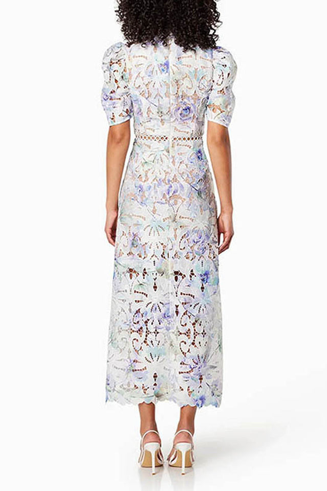 Oslo Floral Cut Out Maxi Dress