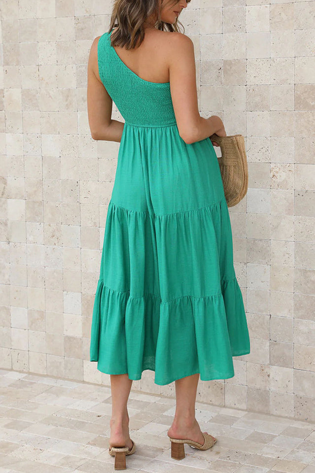 Cassy One Shoulder Abigail Dress
