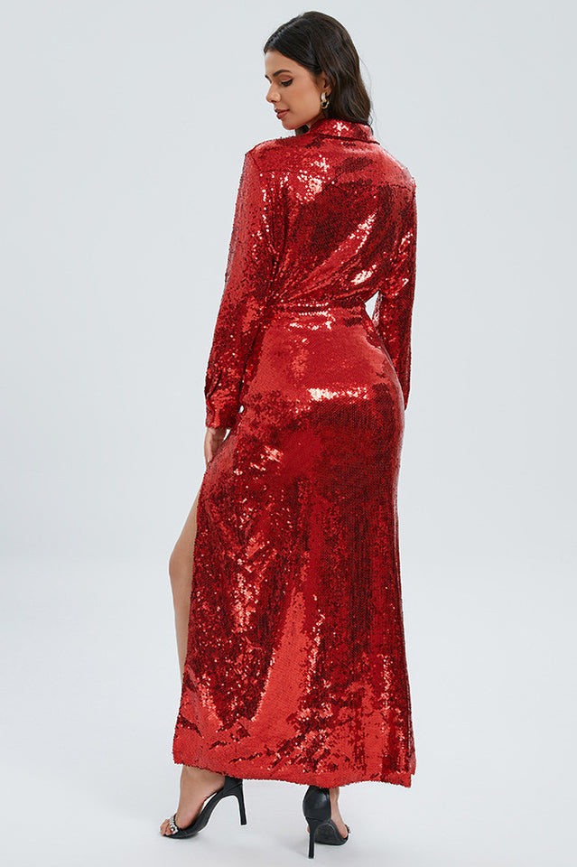 Carlotta Sequin Top + Skirt Set