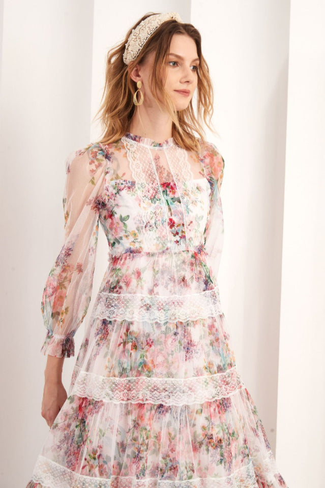 Floral Wonder Midi Dress