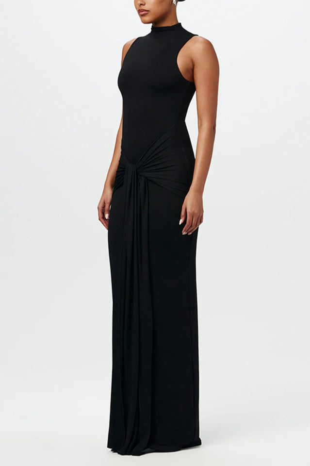 Ruched Bodycon Maxi Dress