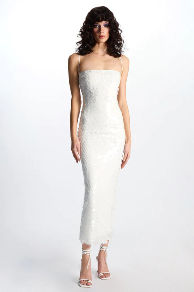 Phoenix Midi Dress in Sequins