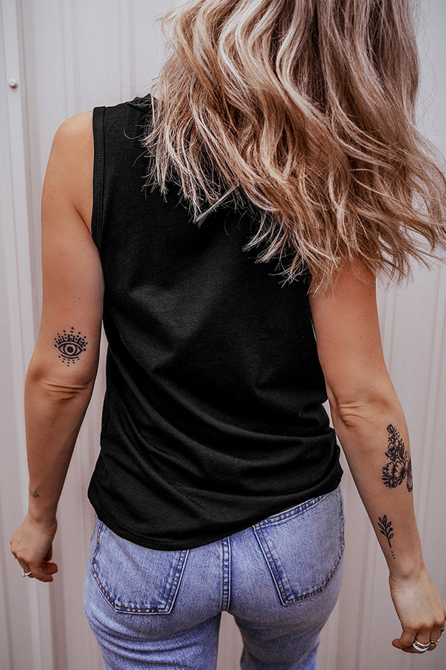 Lambert Half Button Tank Top