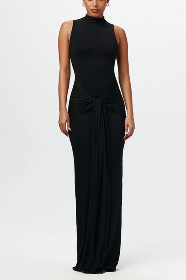 Ruched Bodycon Maxi Dress