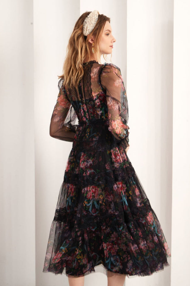 Floral Wonder Midi Dress