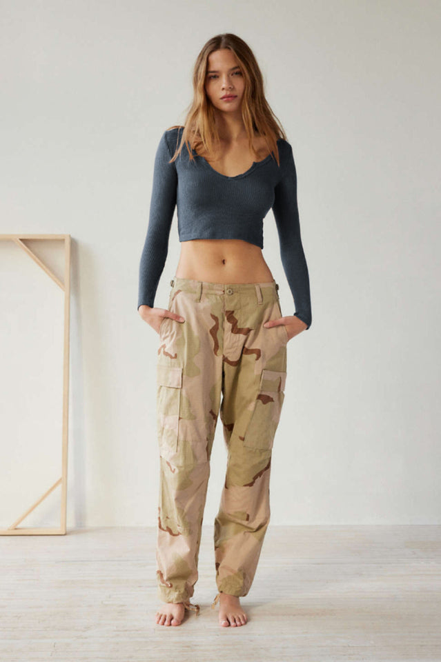 Self Design Scoop Neck Top