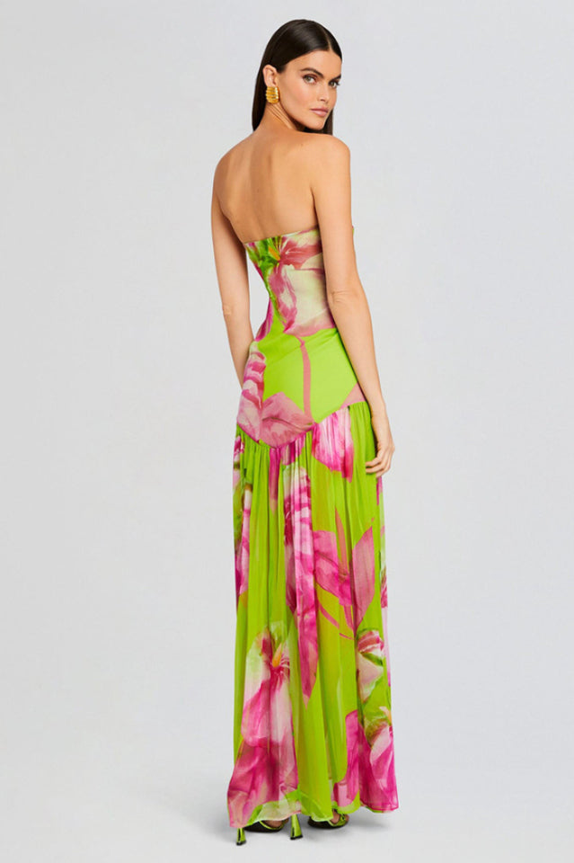 Nicole Silk Chiffon Dress