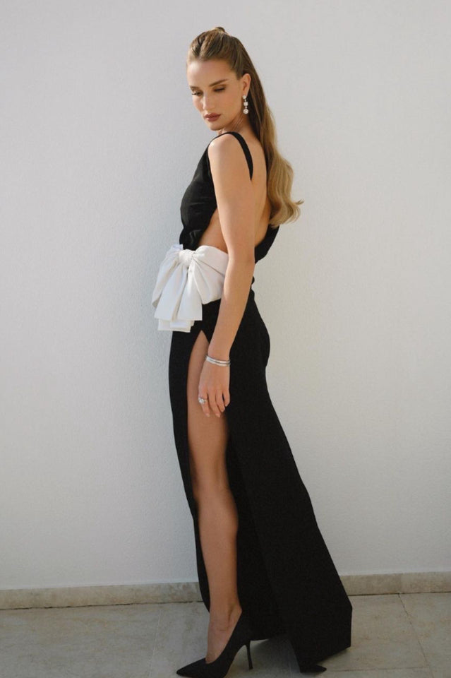 Chloe One Shoulder Bow Detail Dress