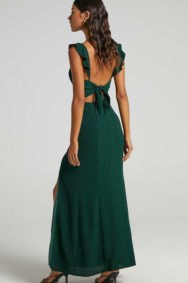 More Than This Ruffle Maxi Dress