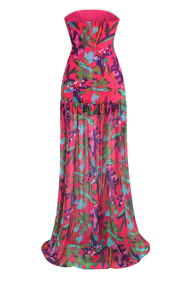 Nicole Silk Chiffon Dress