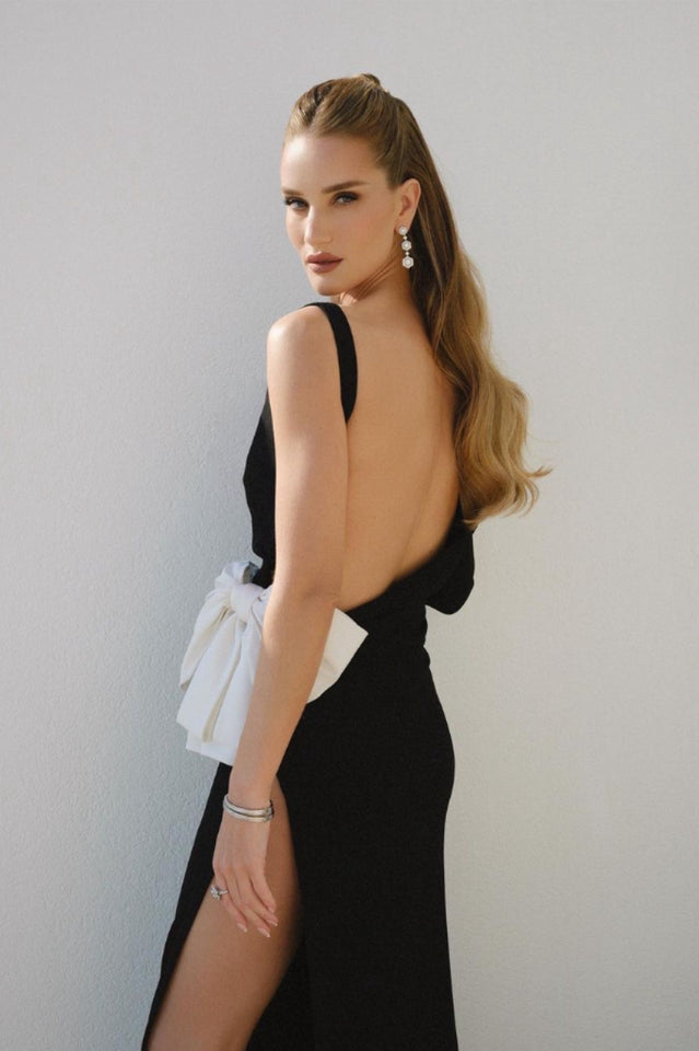 Chloe One Shoulder Bow Detail Dress