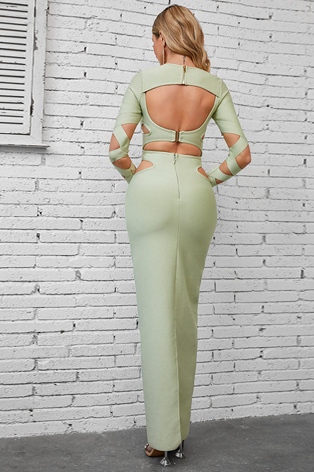 Messiah Cutout Maxi Bandage Dress