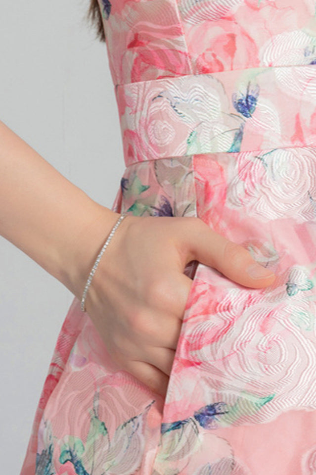 Puffy Sleeves Midi Dress