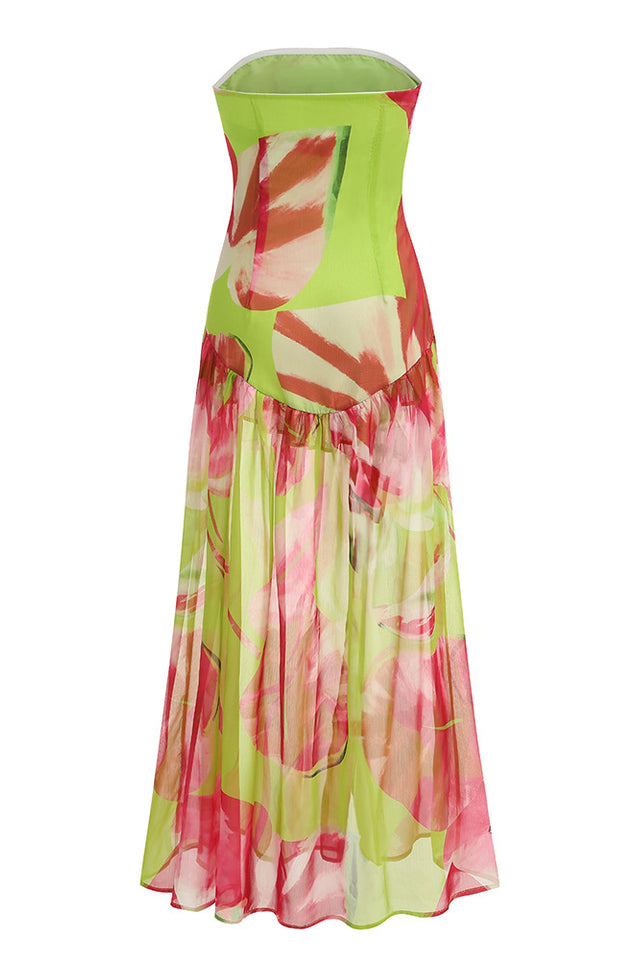Nicole Silk Chiffon Dress