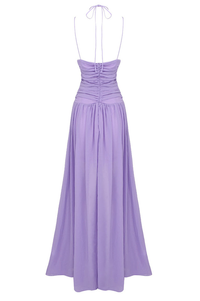 Ruched Cutout Maxi Dress