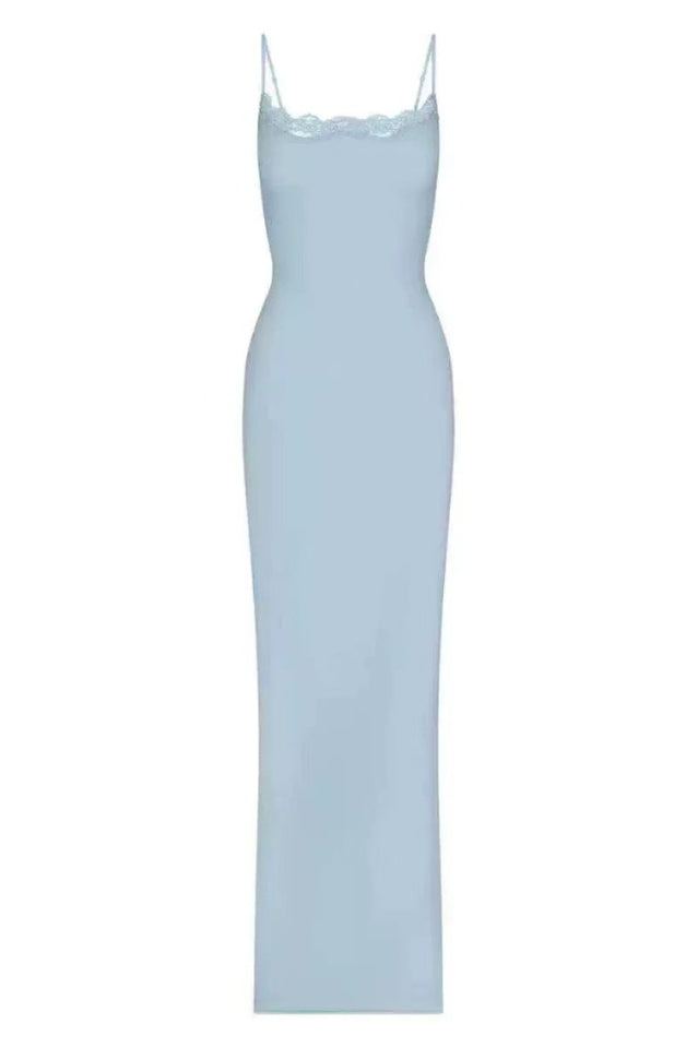 SKIMS Fits Everybody Lace Slip Dress