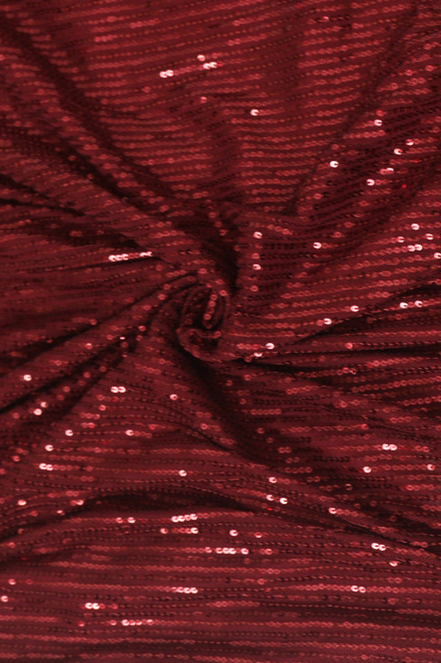 Sequin Dress With Corset & Arm Drapes