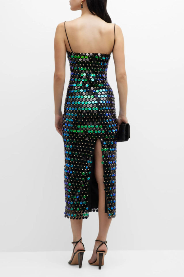 Phoenix Midi Dress in Sequins