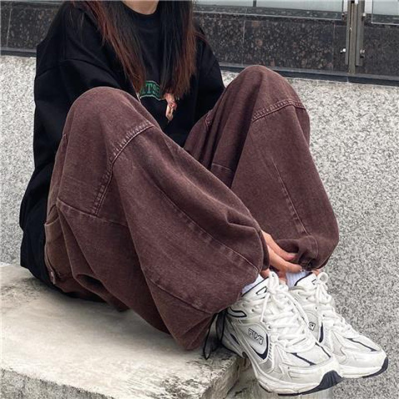 Vintage Punk Baggy Cargo Jeans
