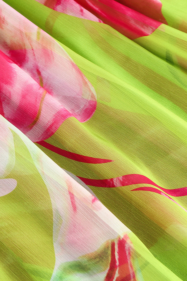 Nicole Silk Chiffon Dress