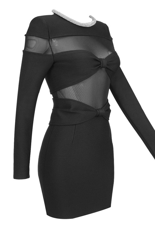 Simone Embellished Mini Dress