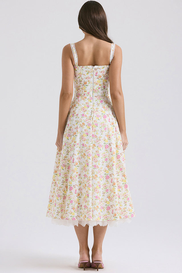 Rosalee Print Cotton Sundress
