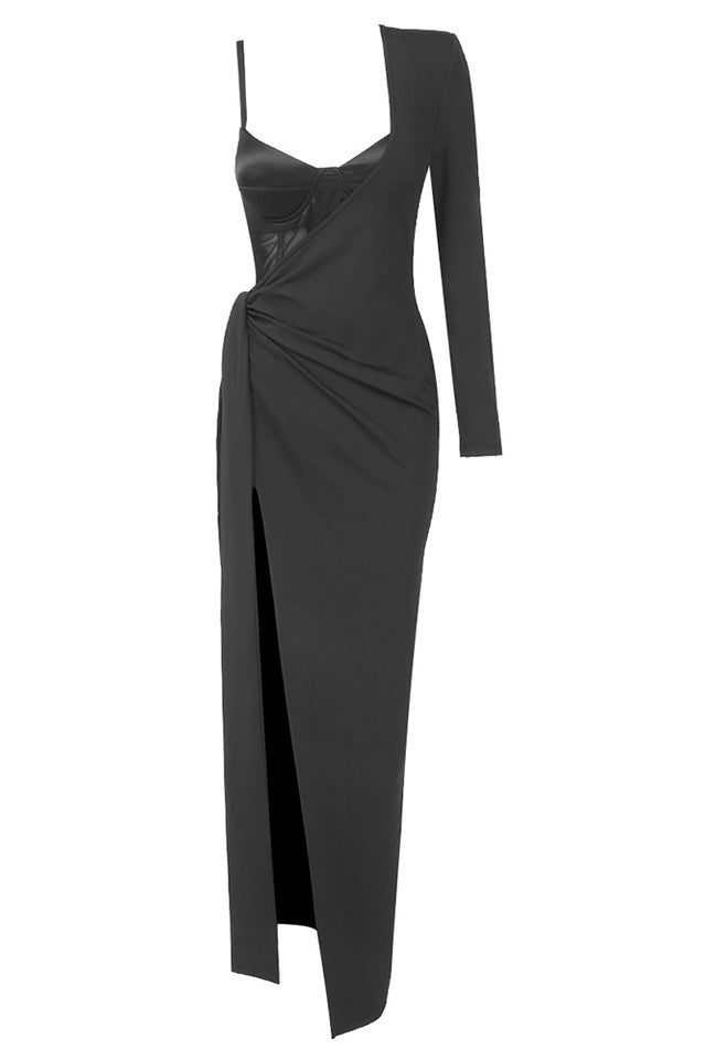 Muriel Bandage Corset Maxi Dress