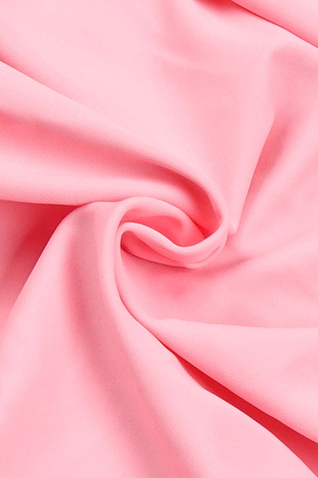 Rose-appliqué Ruched Jersey Minidress