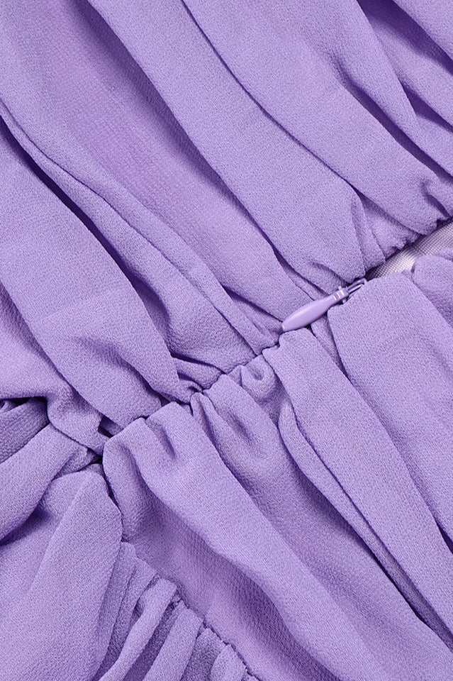 Ruched Cutout Maxi Dress