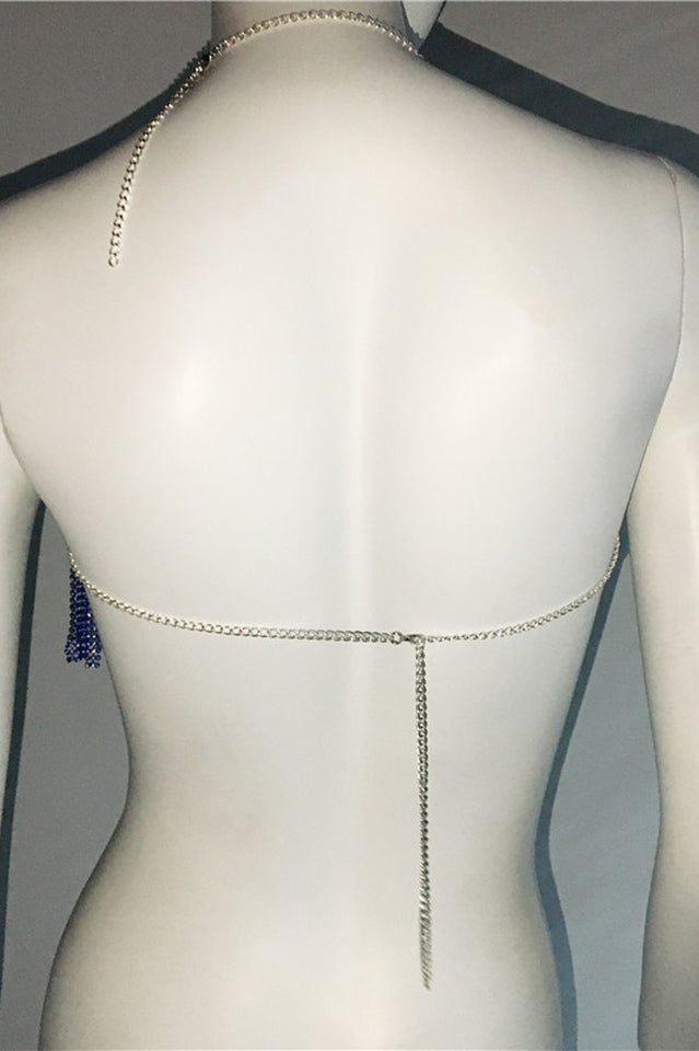 Metallic Rhinestone Top