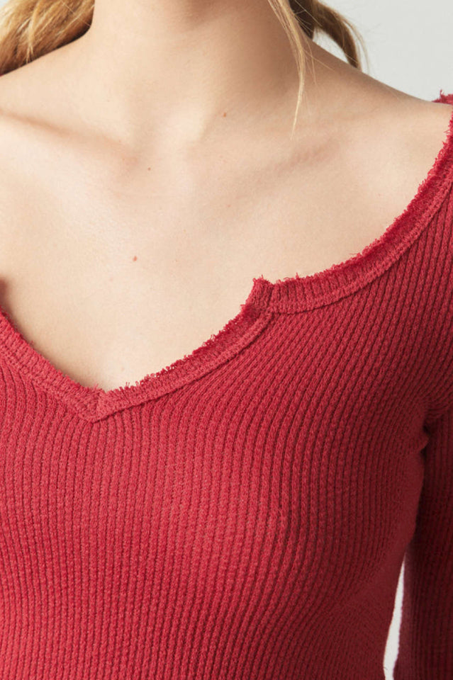 Self Design Scoop Neck Top