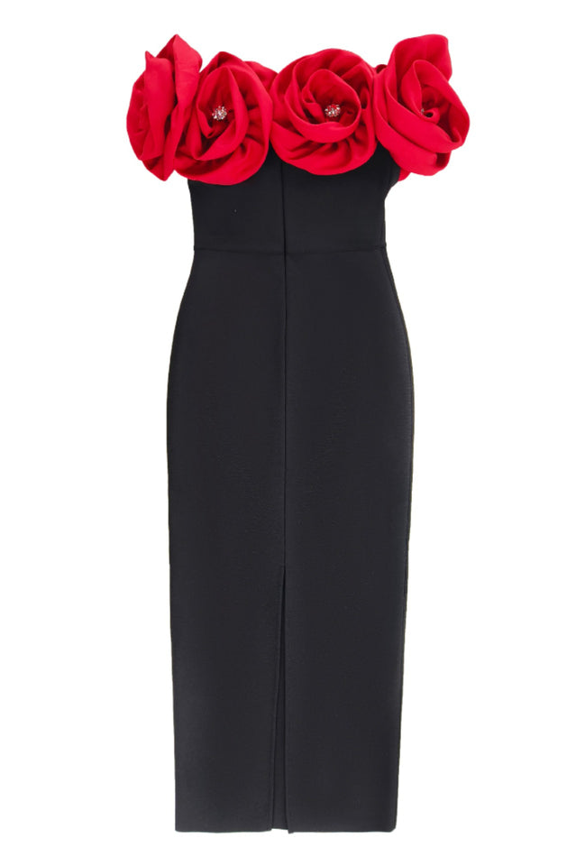 Solene Flower Bandage Dress