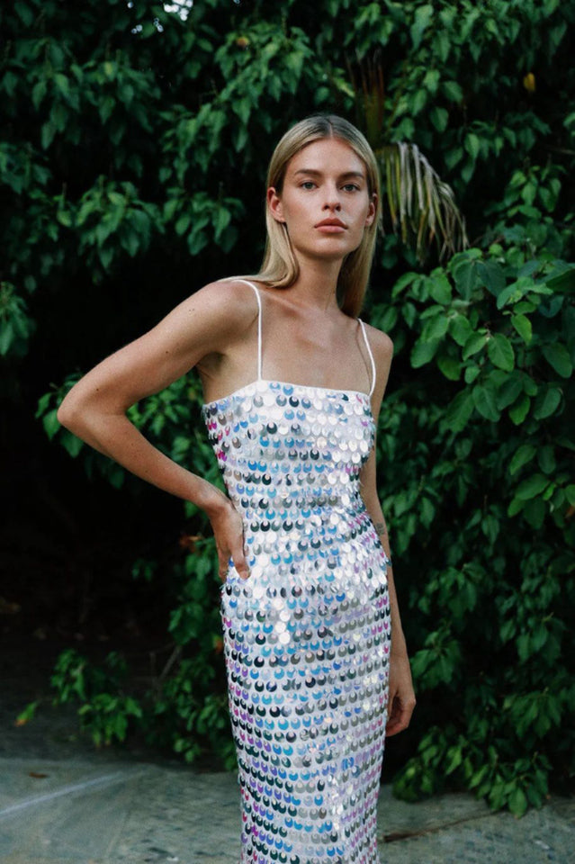 Phoenix Midi Dress in Sequins