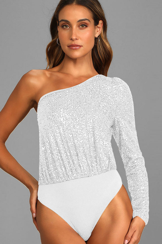 Mikah One Shoulder Long Sleeve Top