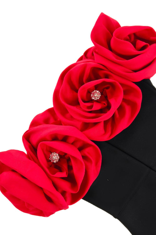 Solene Flower Bandage Dress
