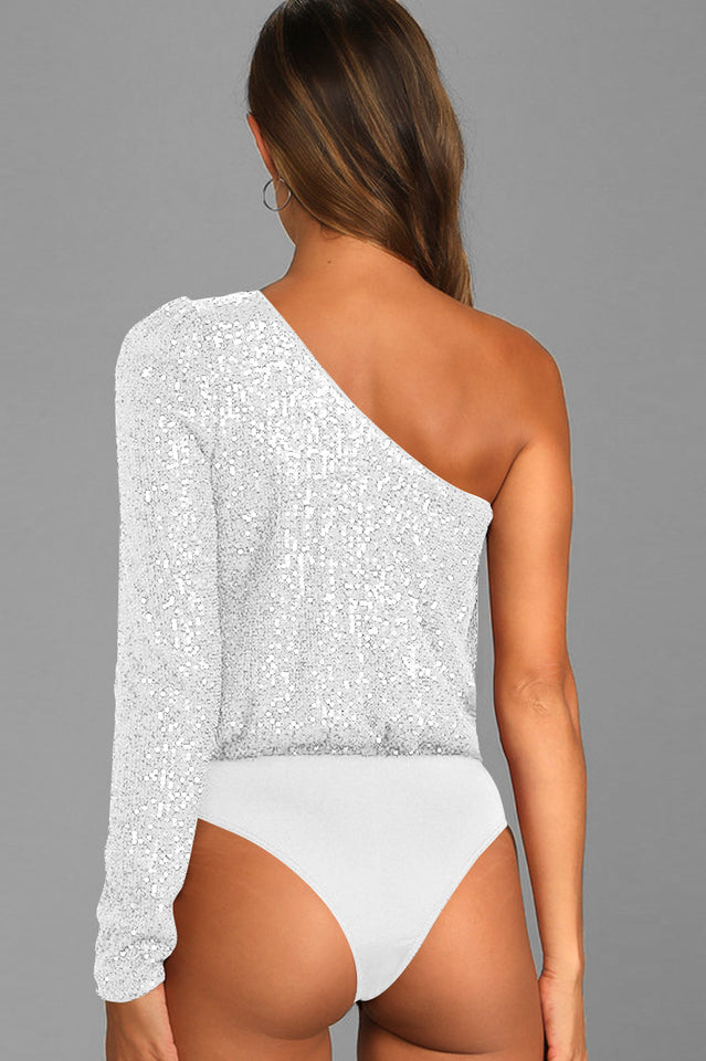 Mikah One Shoulder Long Sleeve Top