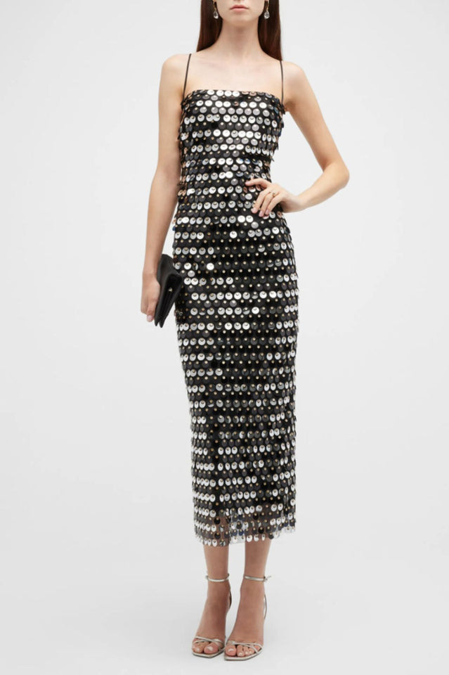 Phoenix Midi Dress in Sequins