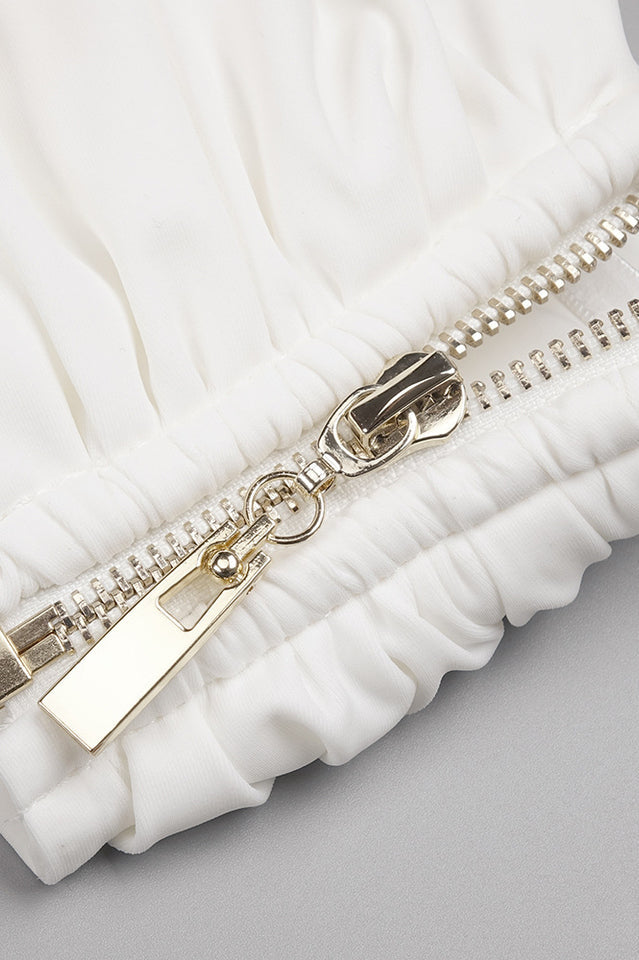 Pearl One-Sleeve Top & Long Skirt Set