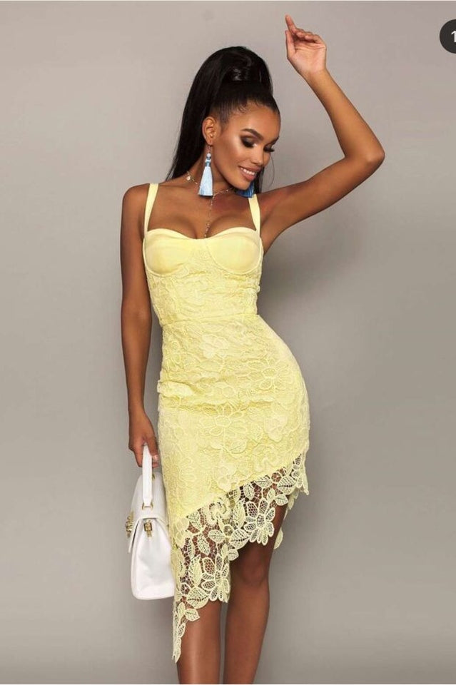 Secret Love Lace Bandage Bustier Dress
