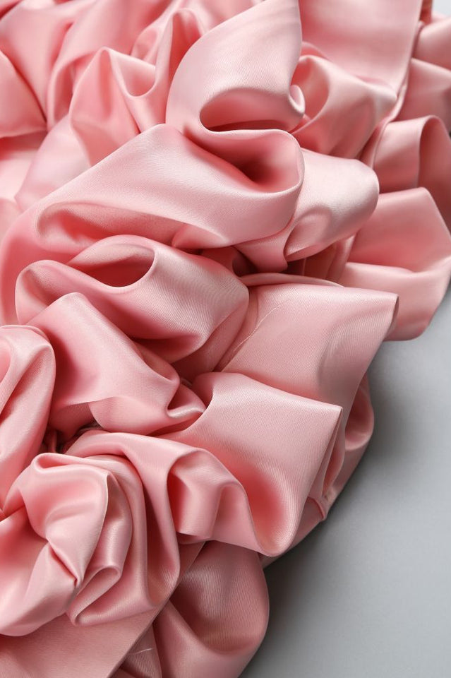 One Shoulder Ruffled Sheath Mini Dress